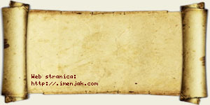 Zora Jakovljević vizit kartica